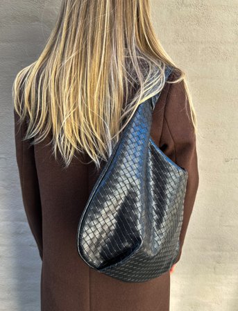 Noella Peony Hobo Bag - Black - ONE SIZE