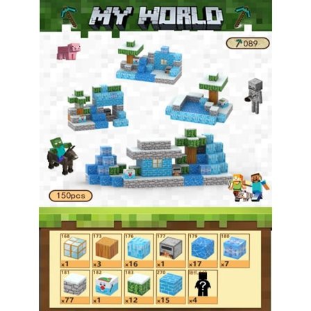 150 stk. My Magnetic World Magnetisk Byggeklods Legetøjssæt