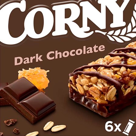 Corny Dark Chocolate 6x23 g, Helse & Madvarer, Snacks, Barer