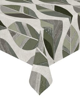 Voksduk Leaf metervare Grønn