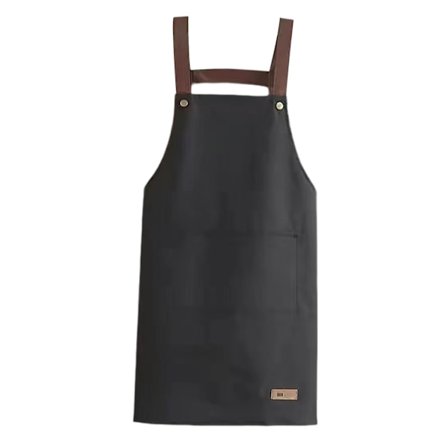 Madlavningsforklæde Uden Ærmer Stor Lomme Pvc Justerbar Taljestrop Kokkeforklæde Til Restaurant [dB}