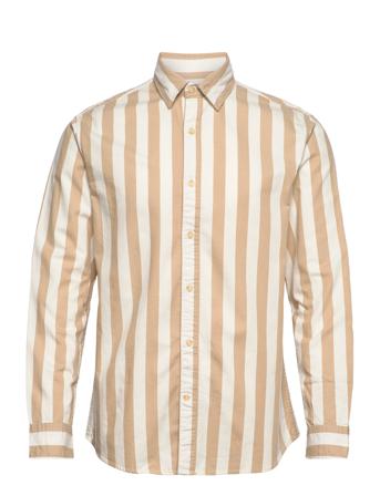 Slhregpecko Shirt Ls Stripes W Skjorta Casual Multi/mönstrad Selected Homme