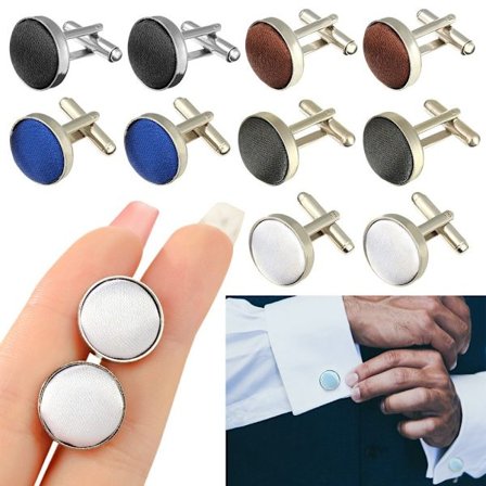 Manschettknappar Skjorta Manschettknappar Klädknappar Coffee