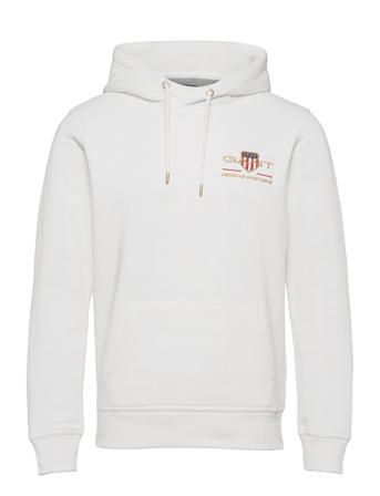 Medium Archive Shield Hoodie White GANT