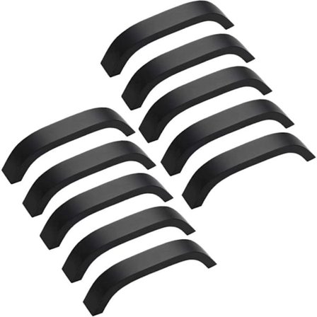 10 st svarta skåpsdrag - svarta köksluckor handtag skåp