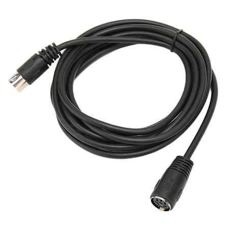 6 Pin DIN Han til Hun Kabel Lyd Data Signalforbindelse Forlængerledning til Digitale Lydenheder 3 m / 9,8 ft