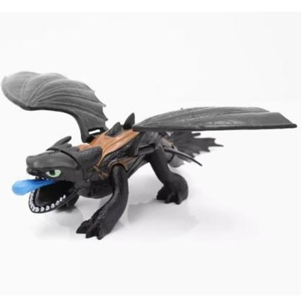 How to Train Your Dragon 3 - Svart og Hvit Drage - Modellleke -