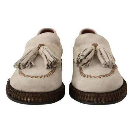 Dolce & Gabbana Cream Casual Espadrilles , Beige , Heren , Maat: 41 EU