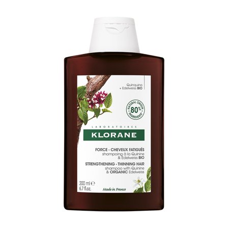 Klorane Shampoo alla Chinina E Stella Alpina Bio Caduta Capelli