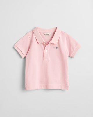 GANT - Shield piqué polo skjorte til barn, unisex blushing pink