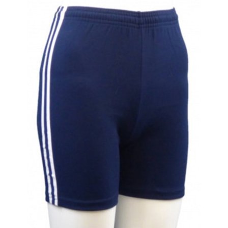 Carta Sport Dam/Kvinnor Randiga Shorts 34R Marinblå/Vit