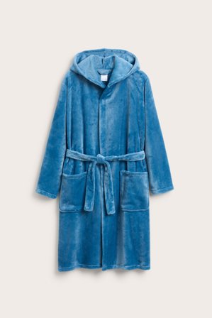 Kappahl | Morgonrock i fleece | Blå