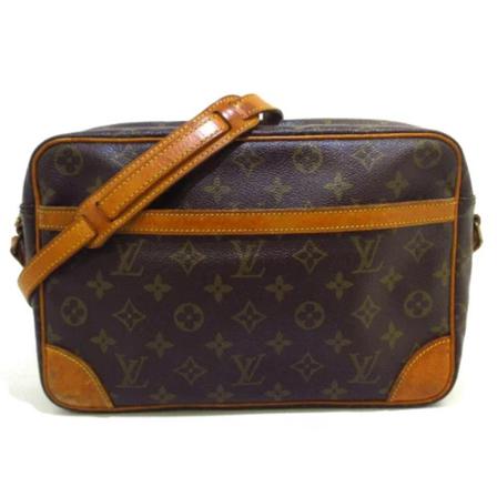 Louis Vuitton Vintage, Pre-owned Bag Bruin, Dames, Maat:ONE Size,Canvas