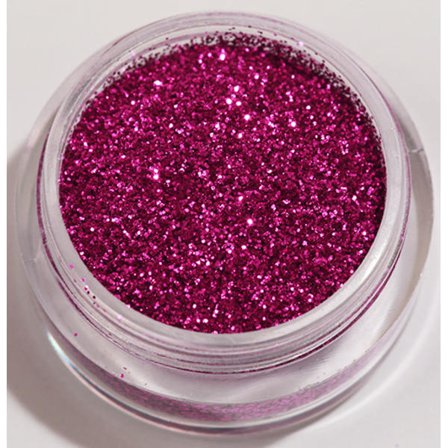 Negleglitter - Finkornet - Pink - 8ml - Glitter