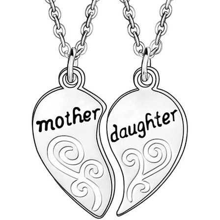 Halsband för mamma och dotter, presenter till mamma och dotter, mors dag, födelsedagspresenter