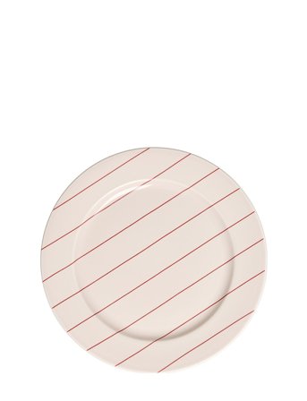 Design Letters Pyjamas Plate - Red - Ø 23 CM