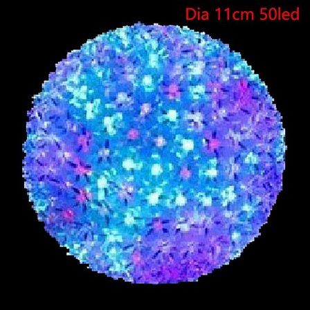 Led Kirsebærblomst Ball Lampe Dekorativ Lampe Blomster Ball Hængende Lys Fest Legetøj [DB]