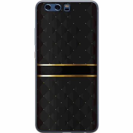 Huawei P10 Genomskinligt Skal Golden Stripes