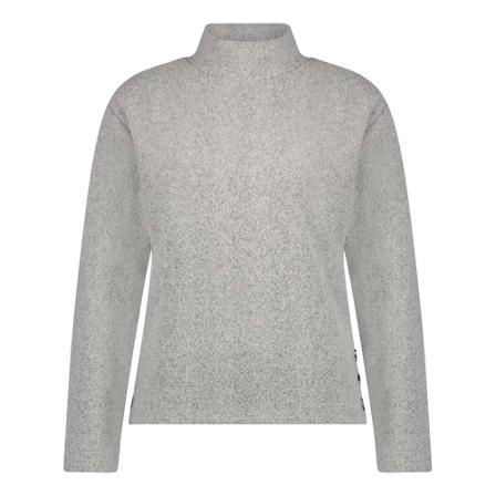 Tramontana T02-06-601 Top Flanel Button Details Light Grey Melange , Grijs , Dames , Maat: L