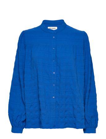 Nicky Shirt Bluse Langærmet Blå Lollys Laundry