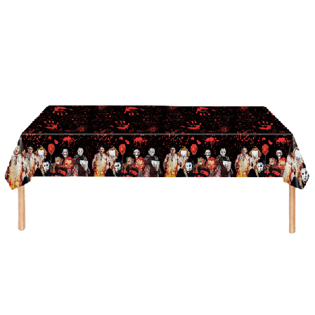 IC Halloween Film Protagonist Temafest Tillgänglig PE Duk Bordsplacering Duk (137*274cm/54*108")