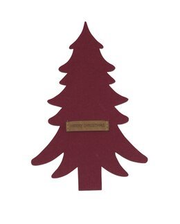 Bestickhållare Merry 4-pack Röd - Jul - Fondaco