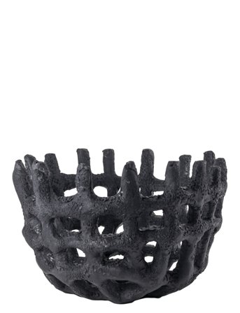 Mette Ditmer Art Piece Braided Bowl - Black - ONE SIZE