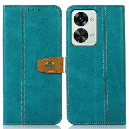 Oneplus Nord 2t 5g Plånboksfodral Dual Magnetic - Turkos