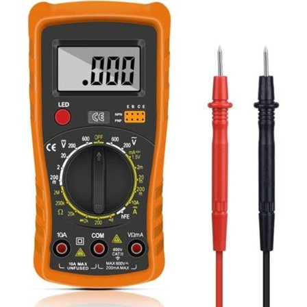 Digitalt Multimeter, Digitalt Automatisk Multimeter, Profesjonelt Elektrisk Tester, Voltmeter/Motstand/Kontinuitet/Dioder Ap