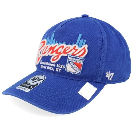 47 Brand - NHL Blå adjustable Caps - New York Rangers NHL 47 Hitch Rf Royal A-frame Adjustable @ Hatstore