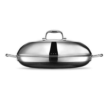 HEXCLAD Stekepanne med lokk 36cm hybrid