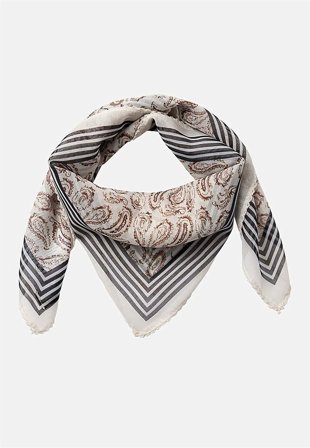 Soyaconcept - Skir, mönstrad sjal - svart / mönstrad - för damer - - Cellbes