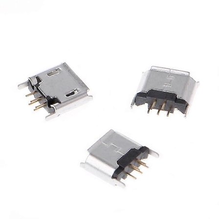 10 kpl Micro Usb Type B Naarasliitin 180 astetta 5-nastainen Smd Smt Juotosliitin