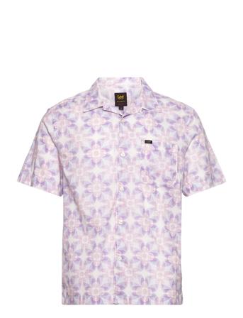 Resort Shirt Kortermet Skjorte Lilla Lee Jeans*Betinget Tilbud