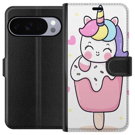 Plånboksfodral till Google Pixel 10 Pro med Glad enhörning