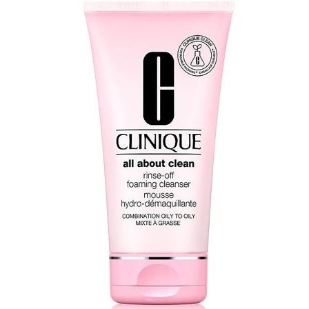 Clinique Detergenza All About Clean Rinse-Off Foaming Cleanser 150ml - Crema detergente viso