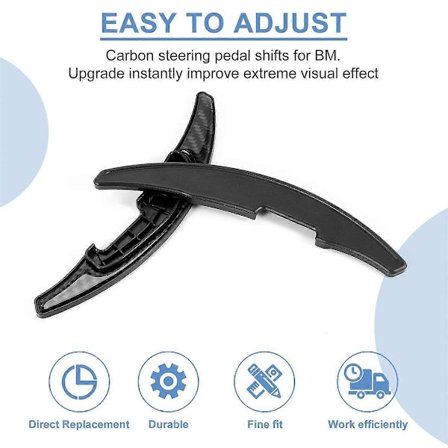 Kolfiber Ratt Paddel Växelspak Växel Förlängning För- M2 M6 X5M X6M