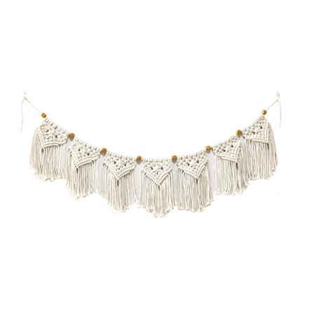 1 kpl Makramee seinävaate, kaunis kudottu seinätekstiili, käsintehty kodinsisustus