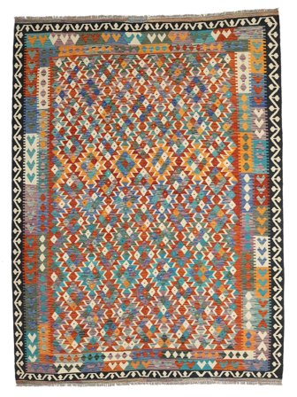 Groot Kelim Afghan Old Style Vloerkleed 261X332 Wol