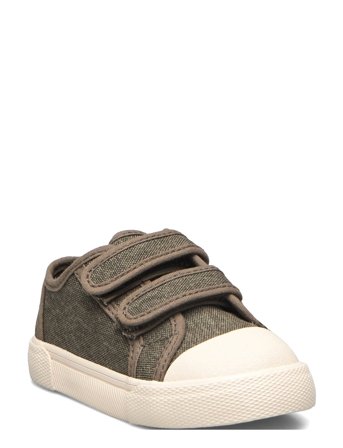 Mango Velcro Fastening Straps Sneakers - Brown - 27