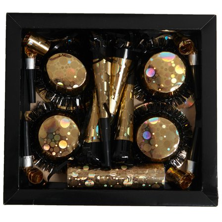 Nyttårssett Gull for 4 Personer