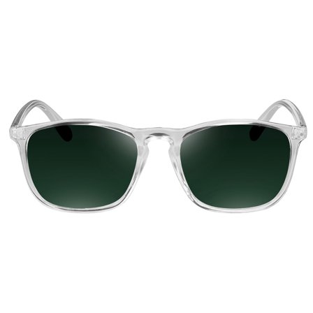 Gafas de sol transparentes y verdes Wade Walden para hombres - Gafas de sol polarizadas