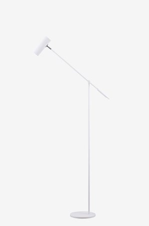 Globen Lighting - Lattiavalaisin Hubble Read - Valkoinen - Lattiavalaisimet - - Homeroom