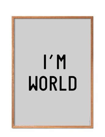 Poster & Frame St-I-Am-On-Top-Of-The-World - Multi/patterned - 42X29.7CM