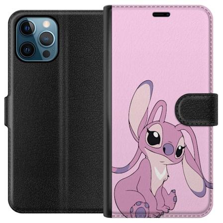 Apple iPhone 12 Pro Max Tegnebogsetui Stitch lyserød