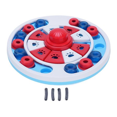 Hundleksak Pussel Långsam Matare Stimulera Husdjurs Intelligens Rolig Interaktiv Godis Träningsspel Berikning