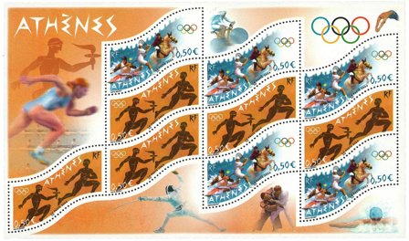 Frankrig 2004 - Miniark YT 73 - Postfrisk