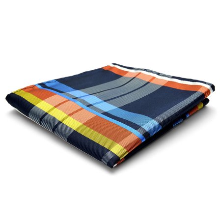 Carré de Poche Soie Plaid pour hommes - Pochettes de costume à motifs - pour Hommes - Tailor Toki