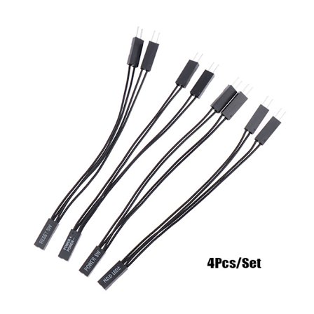 Moderkortsbrytare Power SW/ÅTERSTÄLL SW/HDD LED/ Power LED 1 till 2 Dub