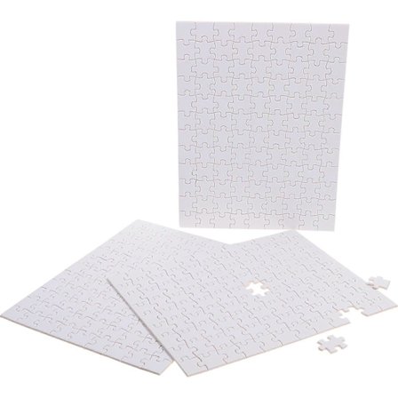 Puzzle Blanke Puslespil DIY Jigsaw Børn Hvide Sublimations Emner Varme Brikker Overfør Skriv Håndværk Tegn Brik Brugerdefineret Legetøj Legetøj Træ[